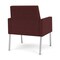 Lesro Mystic Lounge Reception Guest Chair, Silver, RF Nebbiolo Upholstery ML1101 - alternate 2